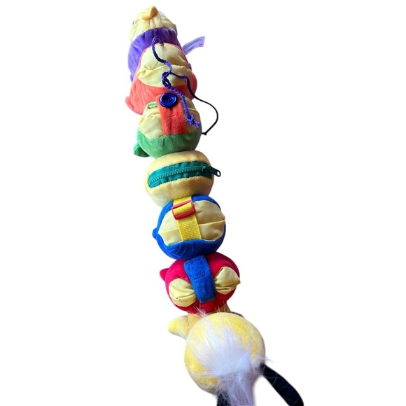 Dress-A-Pillar Toddler Fine Motor Plush Toy - Picture 2 of 4